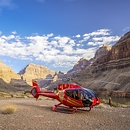 グランドキャニオン谷底ヘリコプター画像