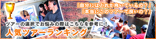 「自分にはどれが向いているの？」「本当にこのツアーで良いの？」 ツアーの選択でお悩みの際はこちらを参考に！ 人気ツアーランキング